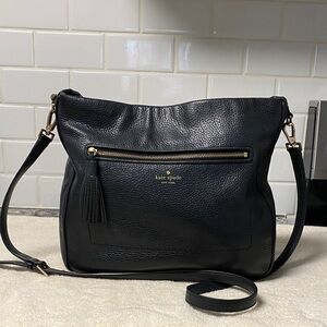 Kate Spade Black Leather Shoulder Bag